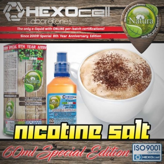 Natura Cappuccino Salt Likit 60Ml